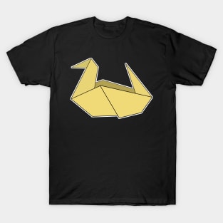 Duck Origami Sticker Style Design T-Shirt